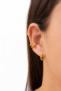 Pendientes ear cuff helix en forma de corazón