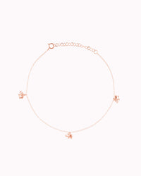 Ketten-Fußkettchen mit Glückselefantenanhängern