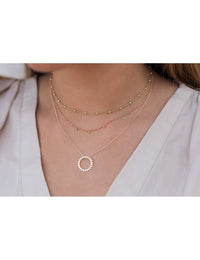 Kettenhalsband mit Kugelanhängern