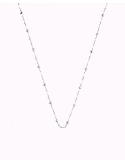 Collar gargantilla de cadena con charms de bolas