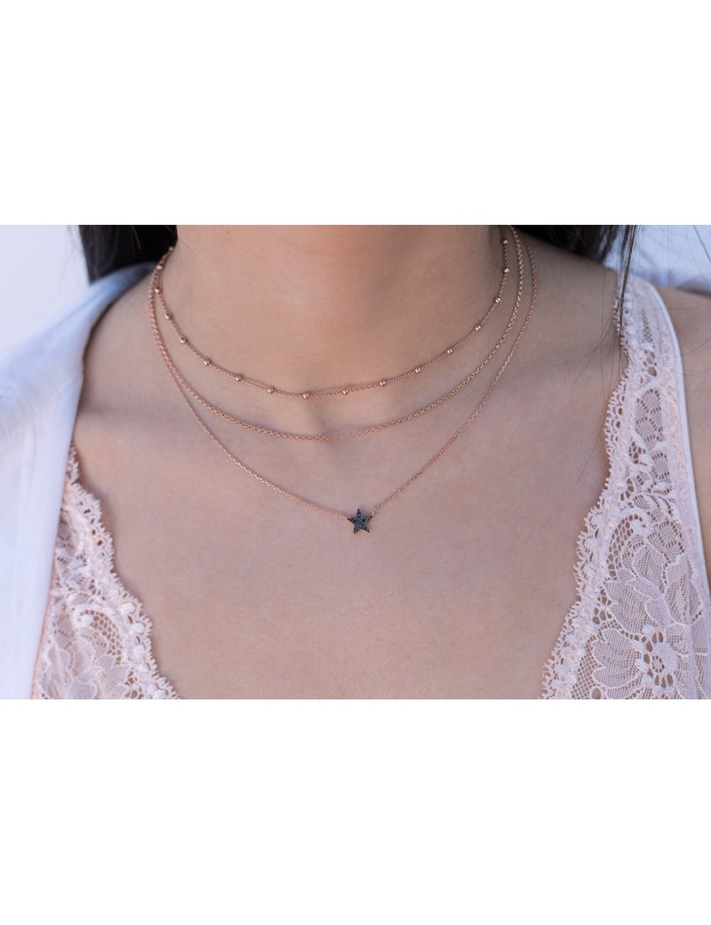 Kettenhalsband mit Kugelanhängern