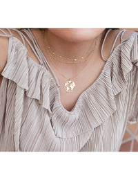 Kettenhalsband mit Kugelanhängern