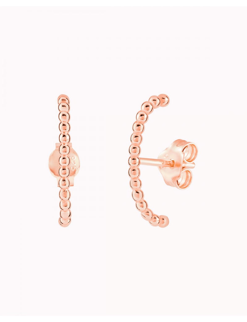 Pendientes stud ear lobe cuff de bolitas