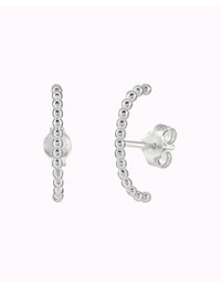 Pendientes stud ear lobe cuff de bolitas