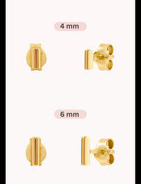 Barbell-Ohrstecker - Zwei Größen verfügbar