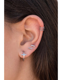 Barbell-Ohrstecker - Zwei Größen verfügbar