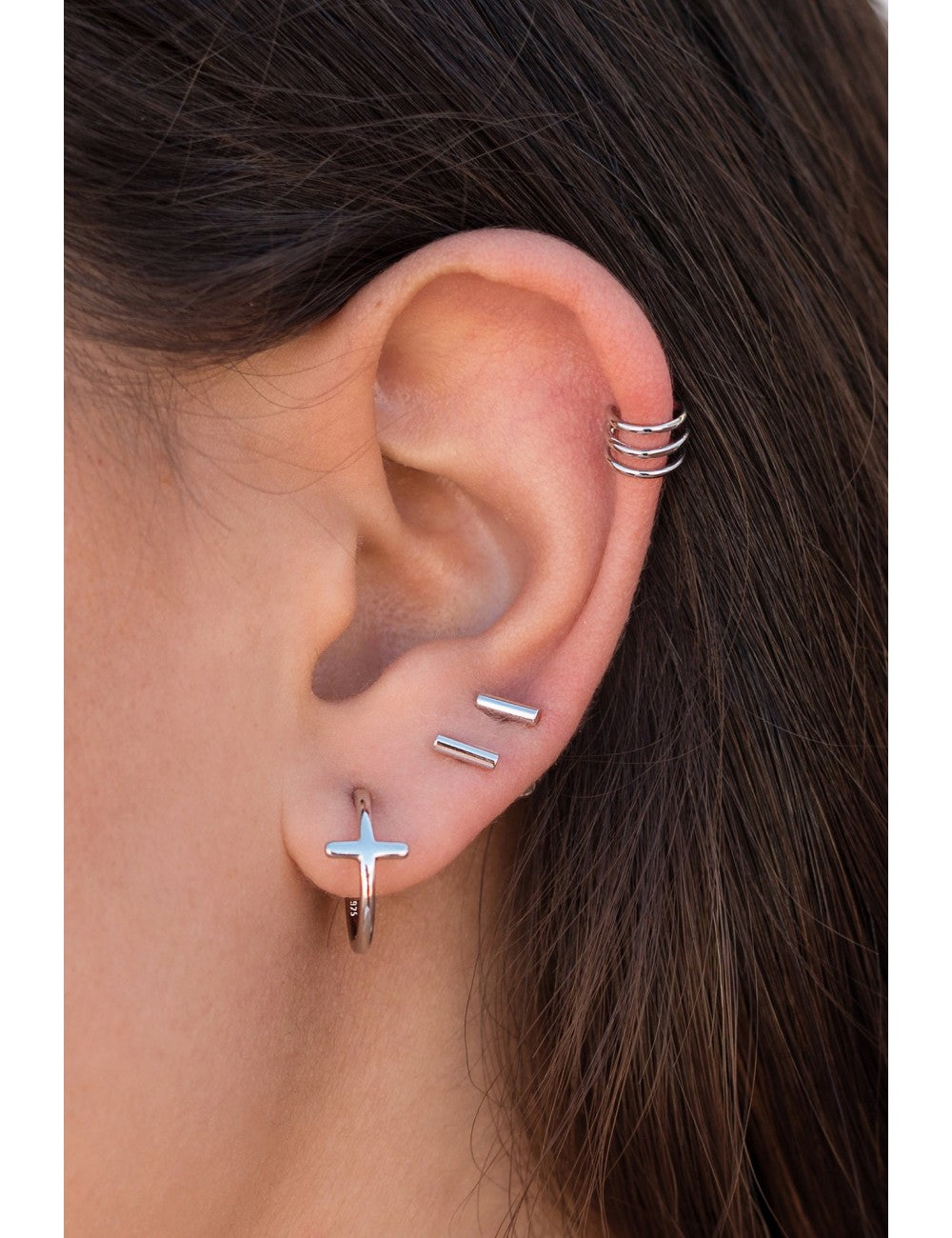 Barbell-Ohrstecker - Zwei Größen verfügbar