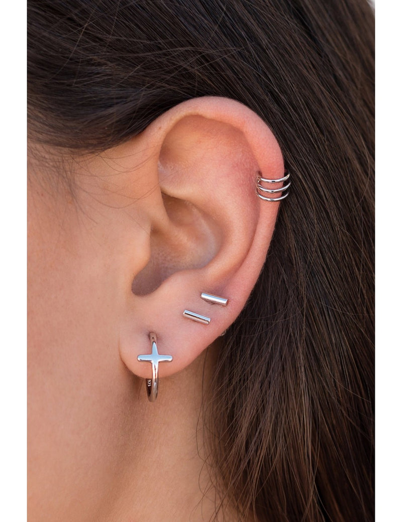 Barbell-Ohrstecker - Zwei Größen verfügbar