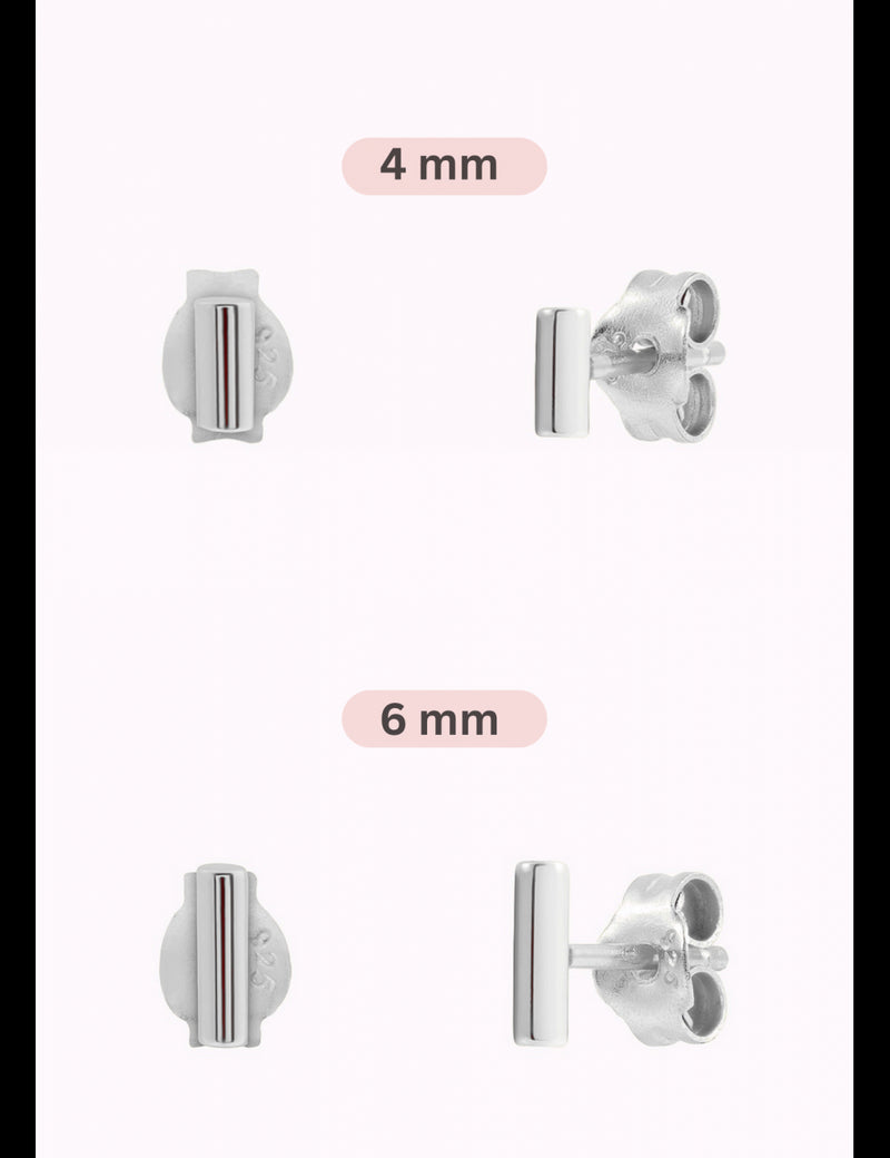 Barbell-Ohrstecker - Zwei Größen verfügbar