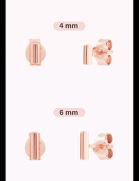 Barbell-Ohrstecker - Zwei Größen verfügbar