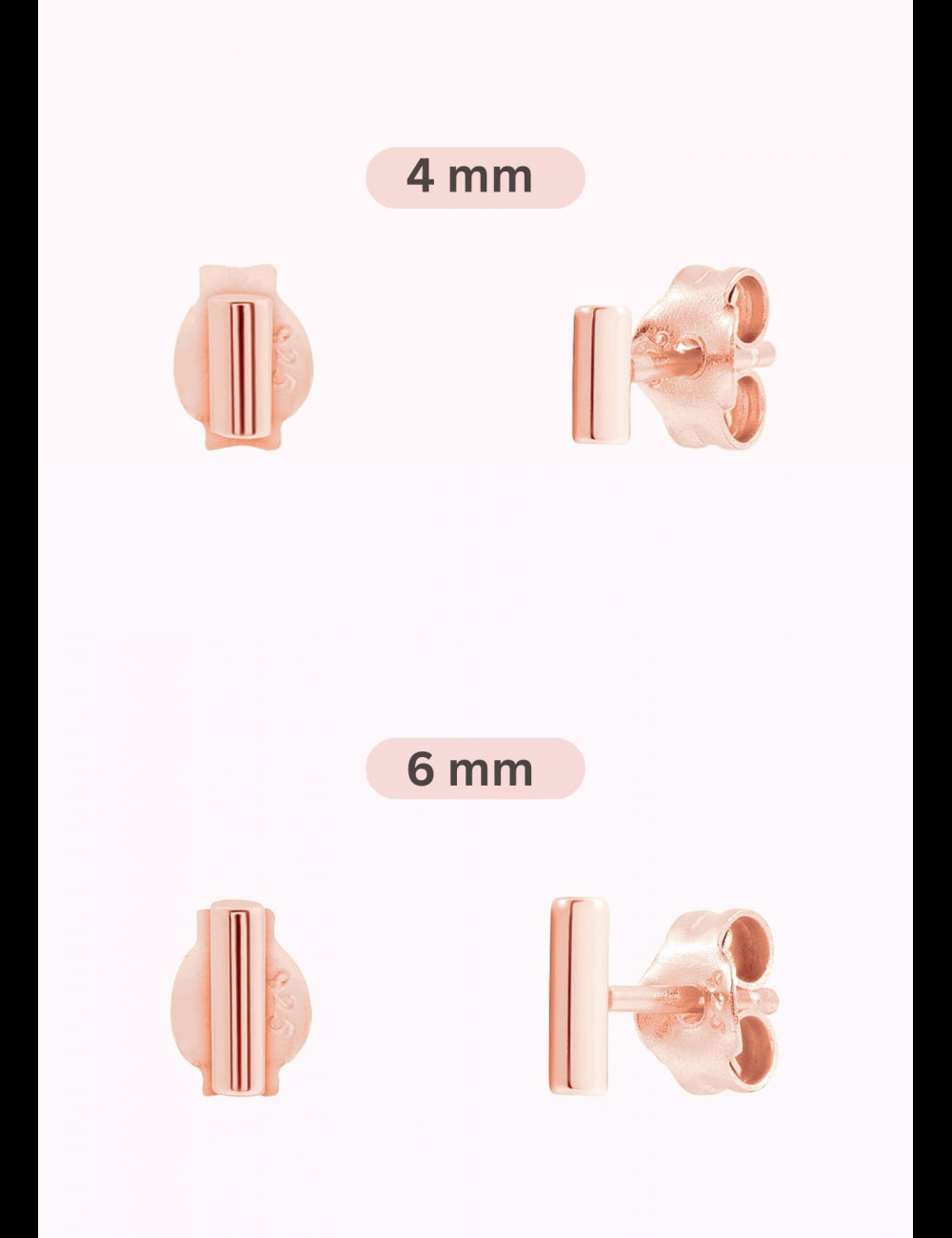 Barbell-Ohrstecker - Zwei Größen verfügbar