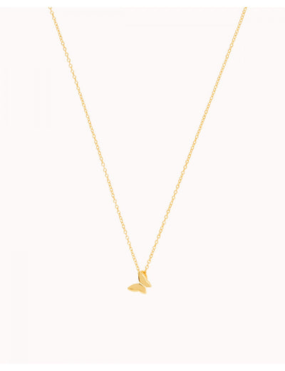 Collar con colgante en forma de mariposa