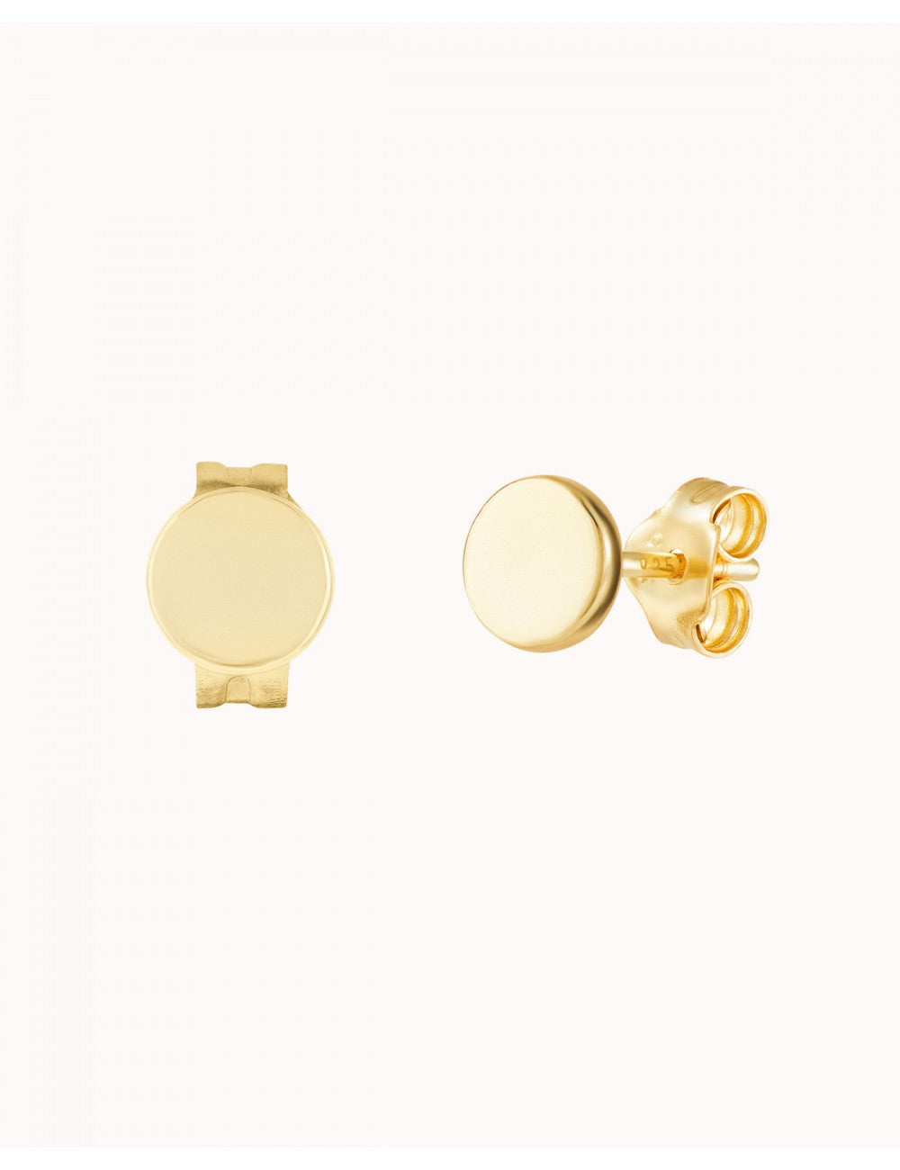 Pendientes stud pequeños en forma de círculo - Tres diámetros disponibles