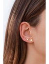 Pendientes stud pequeños en forma de círculo - Tres diámetros disponibles