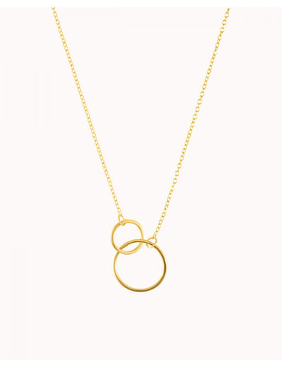 Collar con colgante 2 círculos