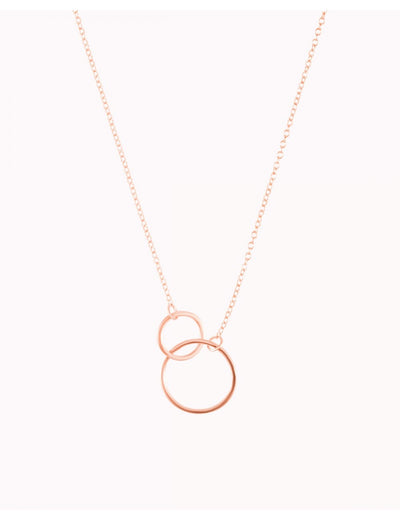 Collar con colgante 2 círculos