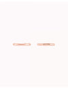 Single Band Smooth Silver Conch Ear Cuff Earrings