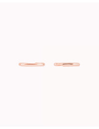 Single Band Smooth Silver Conch Ear Cuff Earrings