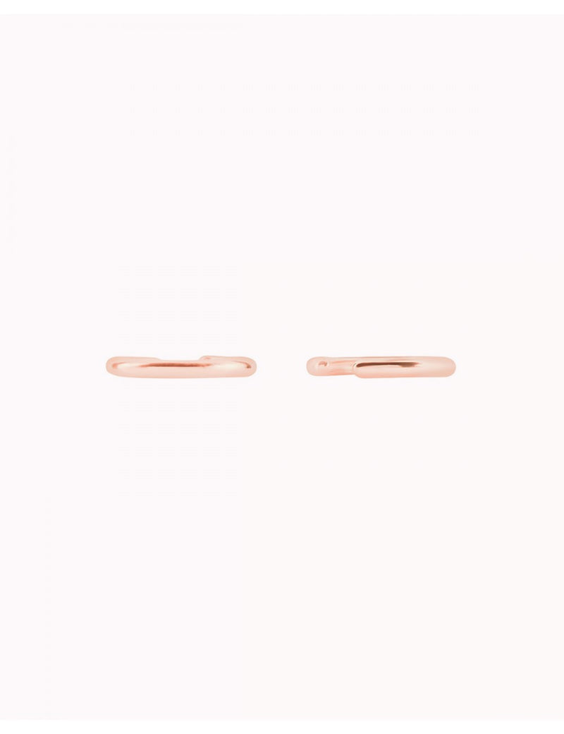 Single Band Smooth Silver Conch Ear Cuff Earrings