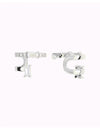 Conch Ear Cuff Ohrringe mit Baguette und Pavé Zirkonia