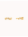 Conch Ear Cuff Ohrringe mit Baguette- und Rundschliff-Zirkonen