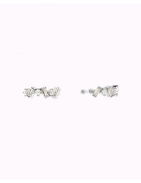 Conch Ear Cuff Ohrringe mit Baguette- und Rundschliff-Zirkonen