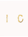 Pendientes conch ear cuff con circonitas engastadas en 4 garras