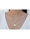 Choker-Halskette mit kleinen Münzen