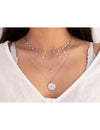 Choker-Halskette mit kleinen Münzen