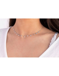 Choker-Halskette mit kleinen Münzen