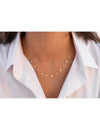 Choker-Halskette mit kleinen Münzen