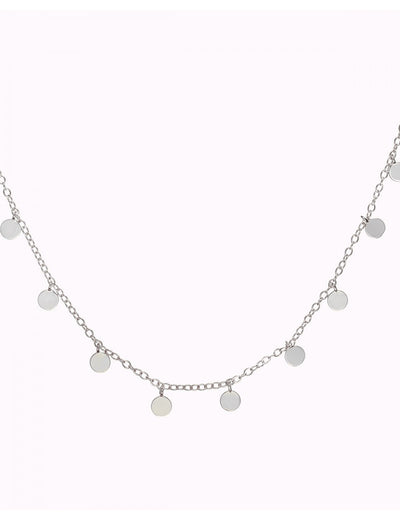 Collar choker con monedas pequeñas