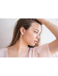 Boucles d'oreilles à double cercle
