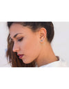 Boucles d'oreilles à double cercle