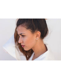 Boucles d'oreilles à double cercle