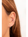 Boucles d'oreilles créoles géométriques hexagonales