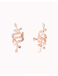 Leaves Shaped Conch Ear Cuff Earrings