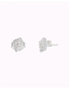 Pendientes stud mini en forma de rayo con circonitas
