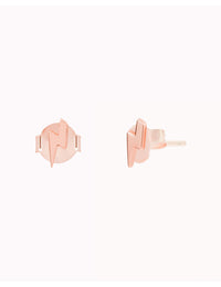 Dainty & Tiny Lightning Bolt Shaped Stud Earrings