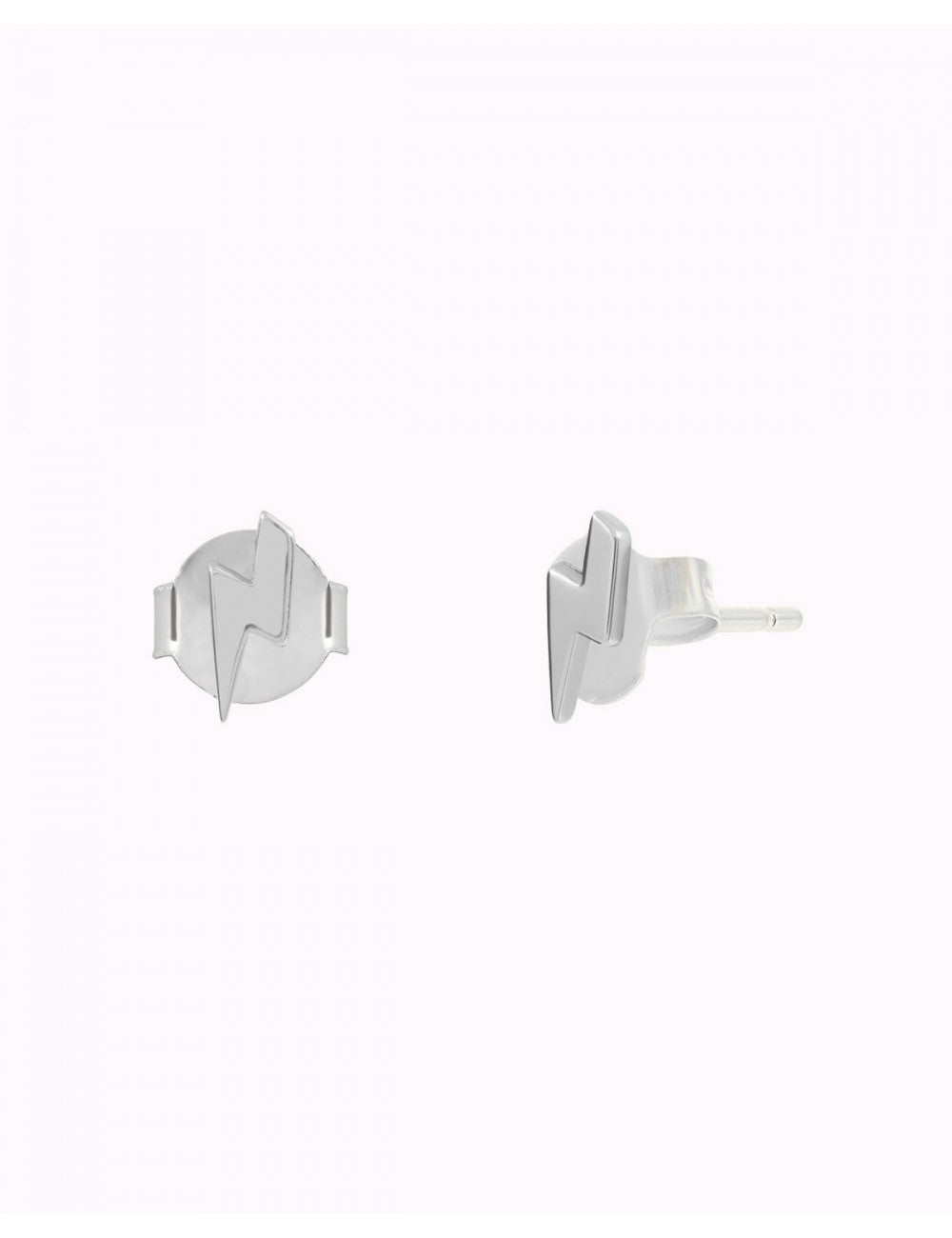 Dainty & Tiny Lightning Bolt Shaped Stud Earrings