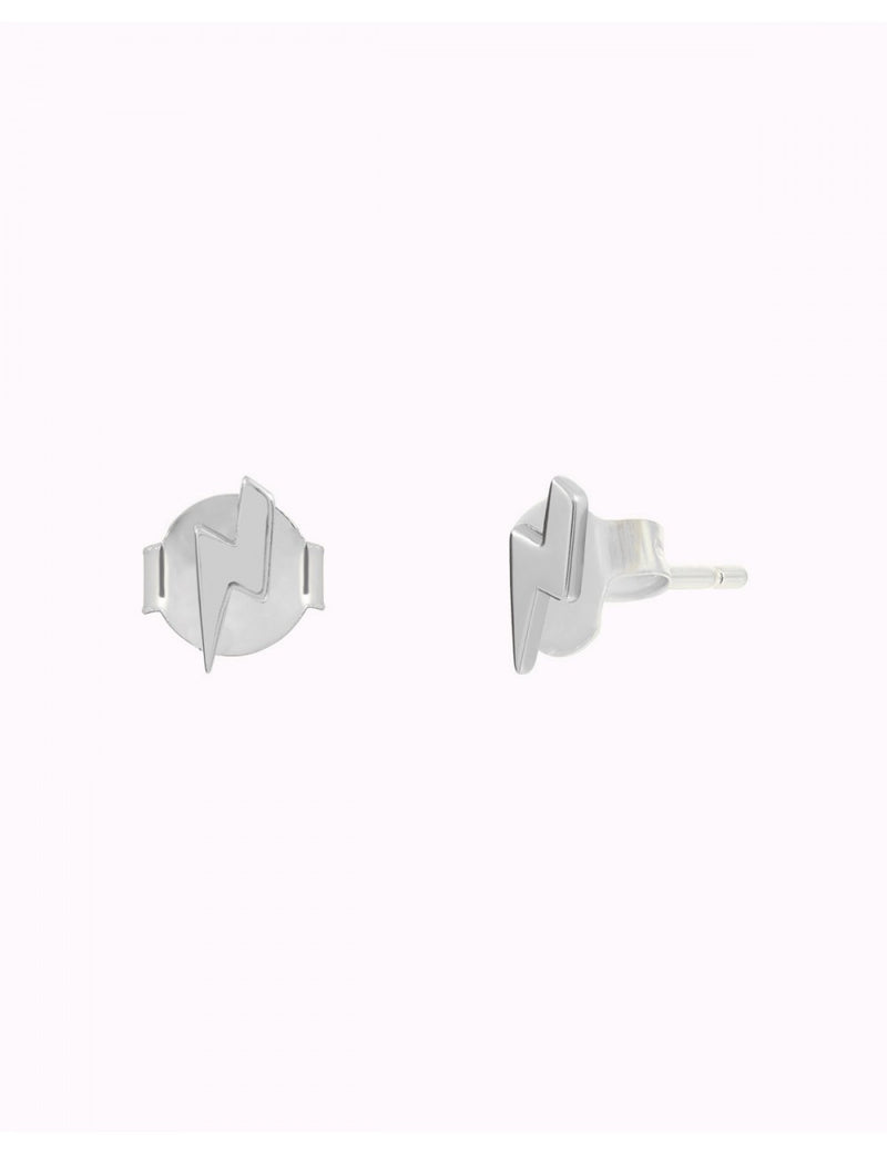 Dainty & Tiny Lightning Bolt Shaped Stud Earrings