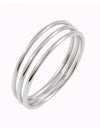 Anillo minimalista con tres bandas