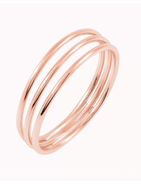 Anillo minimalista con tres bandas