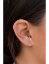 Ear Lobe Cuff Huggie Hoop Earrings