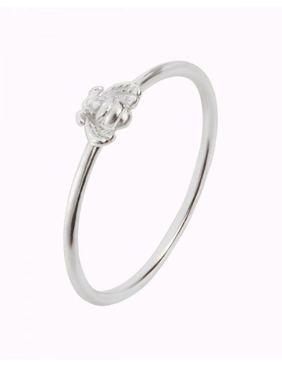 Bague fine avec mini abeille