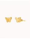 Pendientes pequeños en forma de mariposa