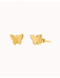 Pendientes pequeños en forma de mariposa