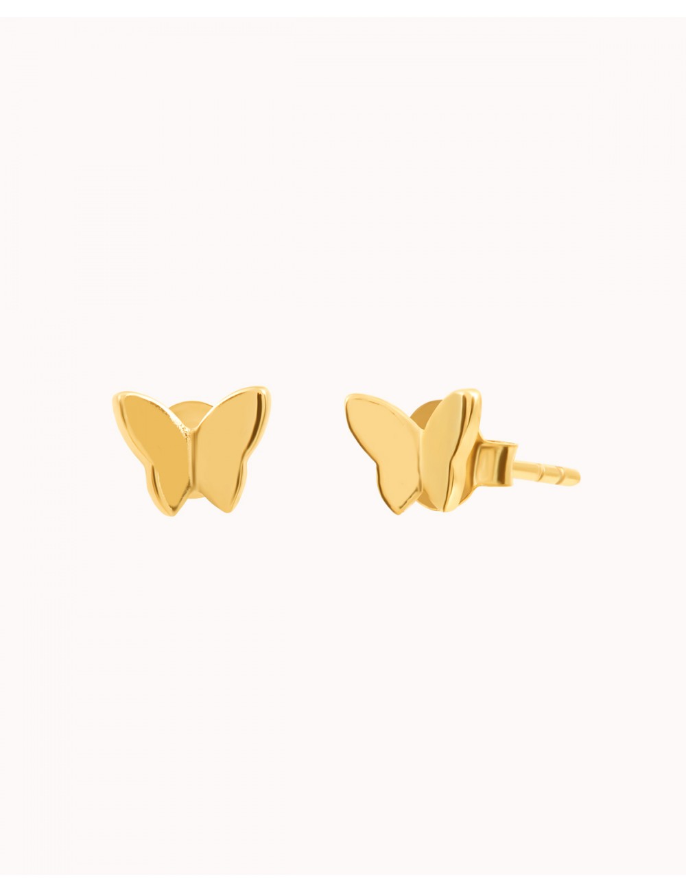 Pendientes pequeños en forma de mariposa