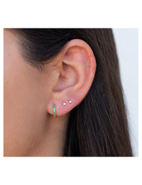 Pendientes stud pequeños en forma de estrella - Tamaño pequeño