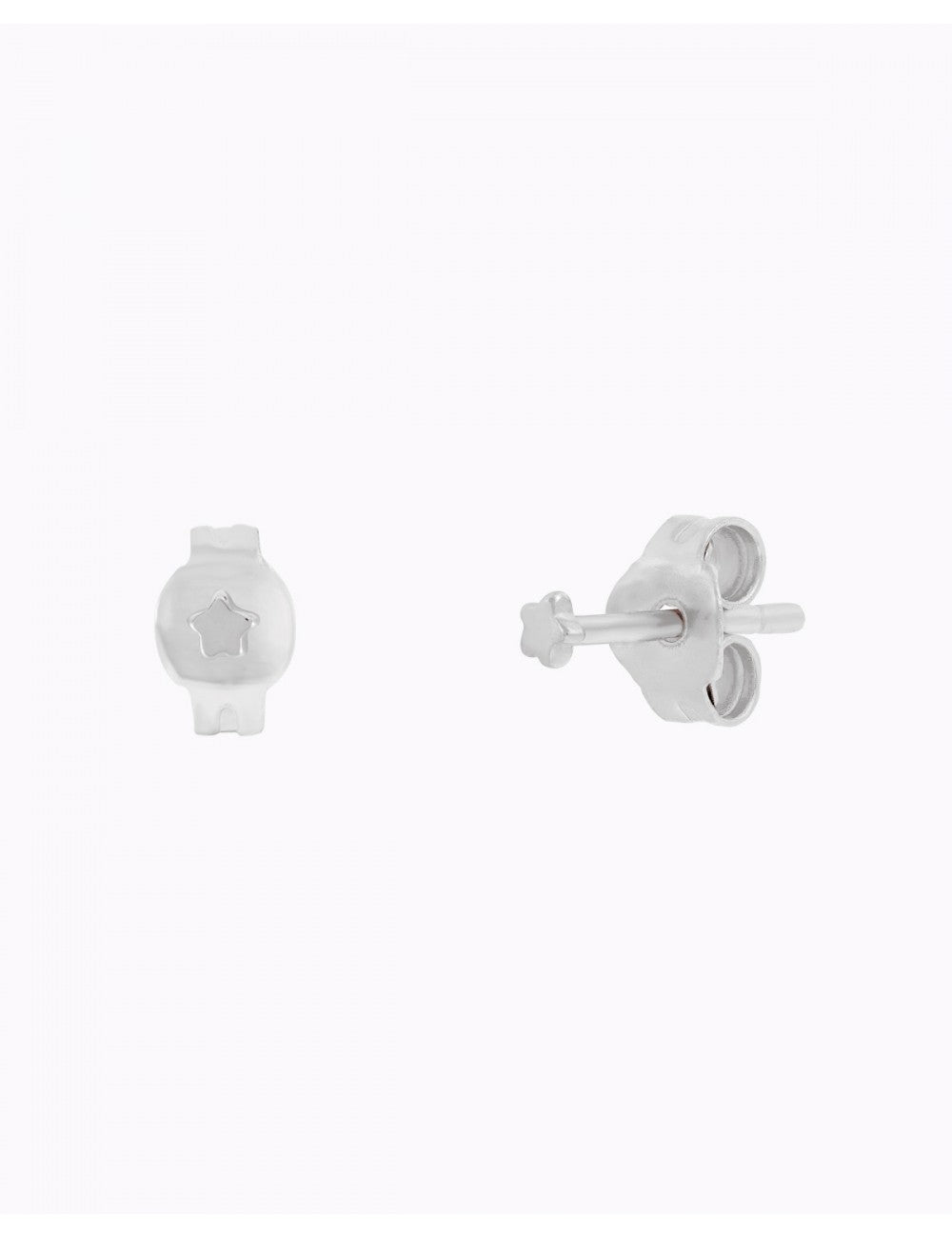 Pendientes stud pequeños en forma de estrella - Tamaño pequeño